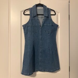 Altar'd State Women’s Blue Denim Mini Dress